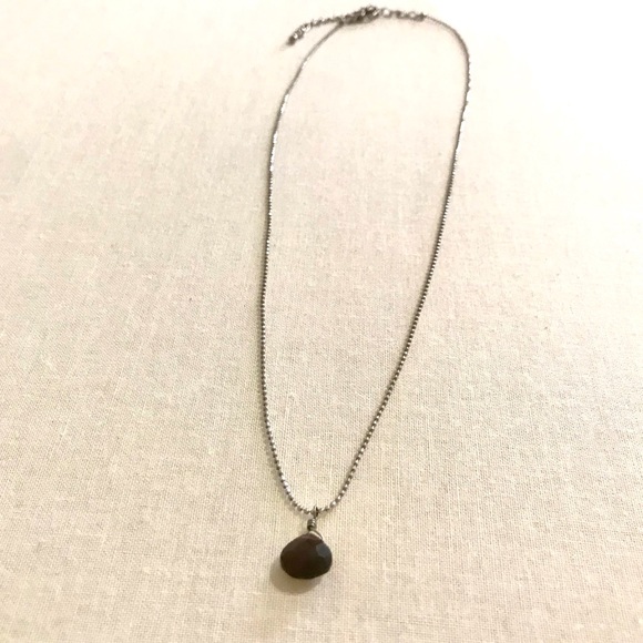 *FREE with purchase - dark purple stone necklace - Picture 4 of 4